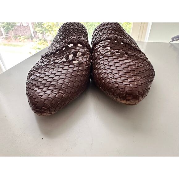 Sam‎ Eldeman Women's Natalya Woven Leather Mules - Picture 3 of 9